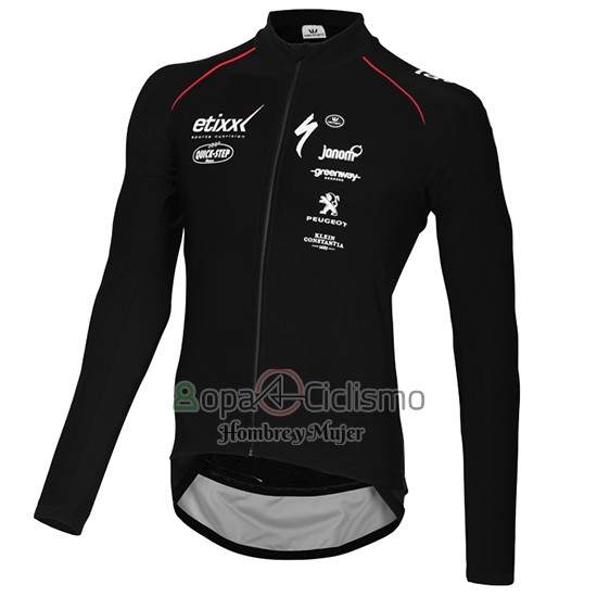 Etixx Quick Step Ropa Ciclismo Culotte Largo 2015 Mangas Largas Ettix Quick Step Negro